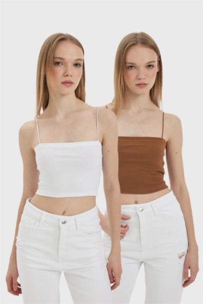 Crop Top Ribana 2 Piece Crop Top