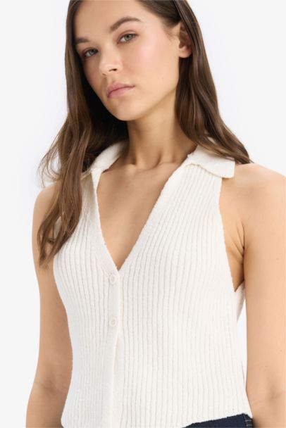 Жилет приталенного кроя с пуговицами, Коллекция Coool