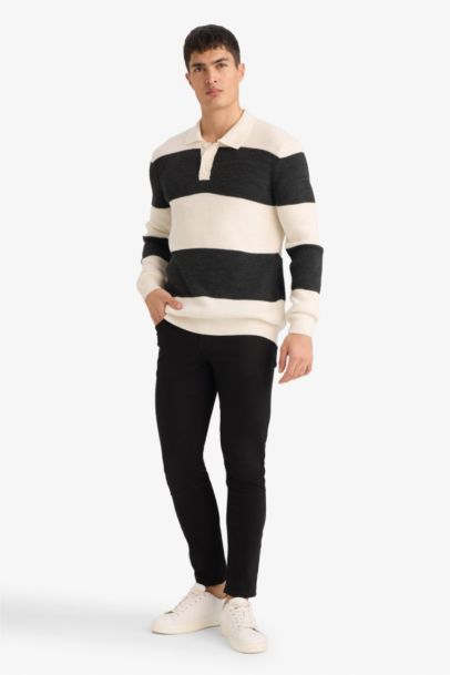 بلوفر تريكو قصة عادية بياخة بولو