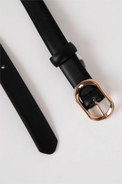 حزام كلاسيكي نسائي جلد صناعي