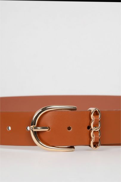 Классический ремень из искусственной кожи для женщин