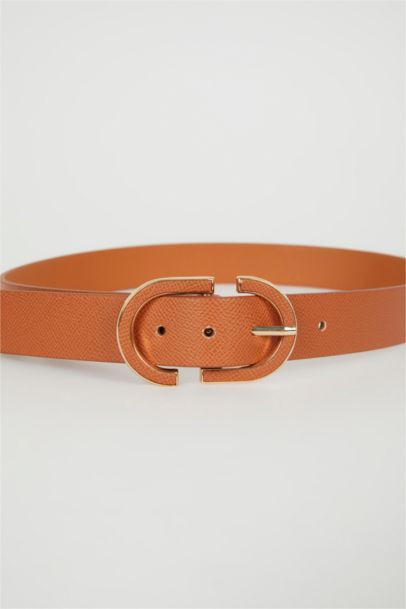 حزام كلاسيكي نسائي جلد صناعي