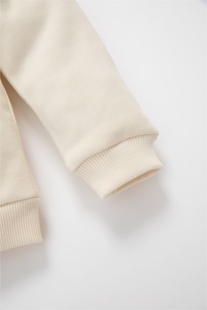 Gilet à boutons imprimé Fleurs Col Ras Du Cou pour fille