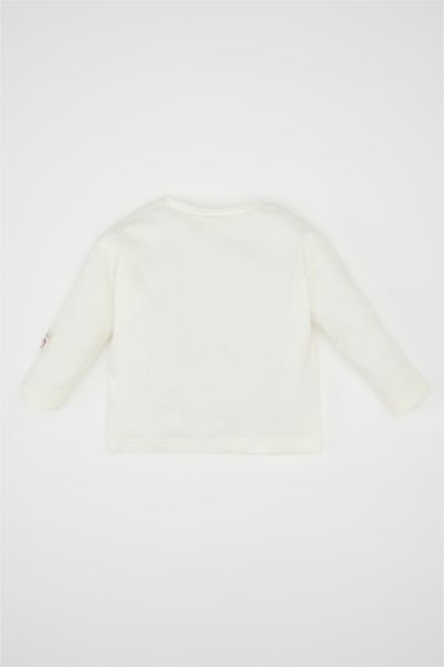 Baby Girl Crew Neck Floral T-Shirt