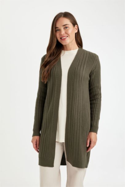 Cardigan sans manche basique Coupe régulière