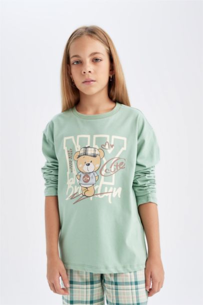 Girl Printed 2 Piece Pajama Set