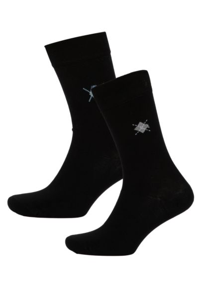 Man Seamless 2 Piece Bamboo Long Socks