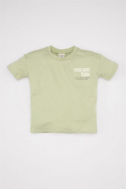 Baby Boy Printed Short Sleeve T-Shirt