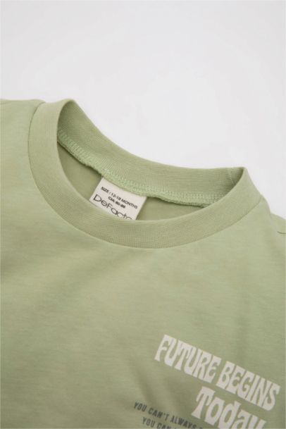 Baby Boy Printed Short Sleeve T-Shirt