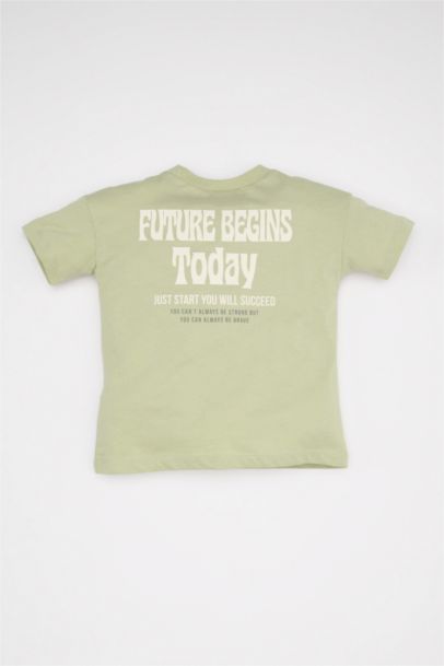 Baby Boy Printed Short Sleeve T-Shirt
