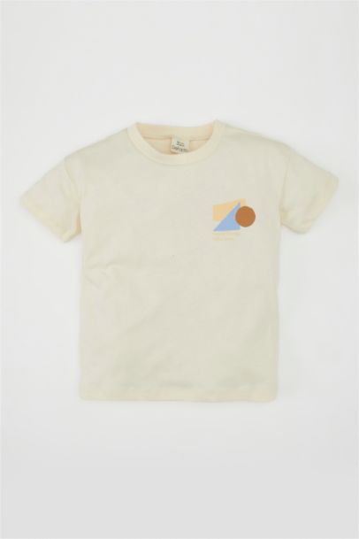 Baby Boy Printed Short Sleeve T-Shirt