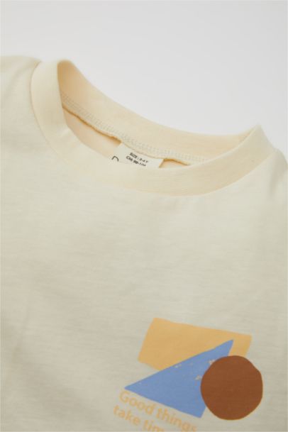 Baby Boy Printed Short Sleeve T-Shirt