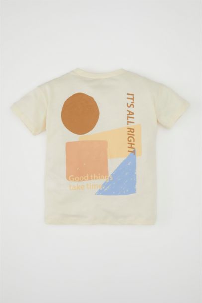 Baby Boy Printed Short Sleeve T-Shirt