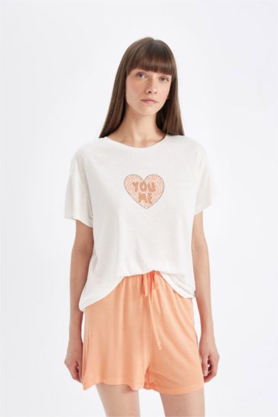 Pyjama en viscose à Coupe régulière de Fall in Love