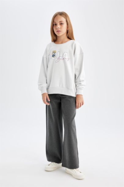 Pantalon Sweatpants à jambes larges pour fille
