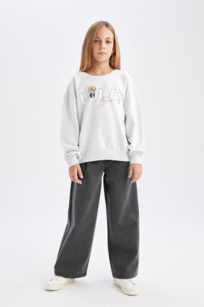 Pantalon Sweatpants à jambes larges pour fille
