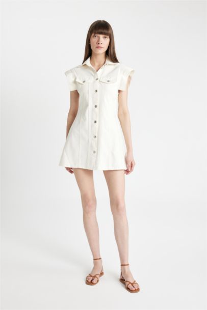 Fashion Fit Denim Mini Dress