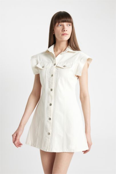 Fashion Fit Denim Mini Dress