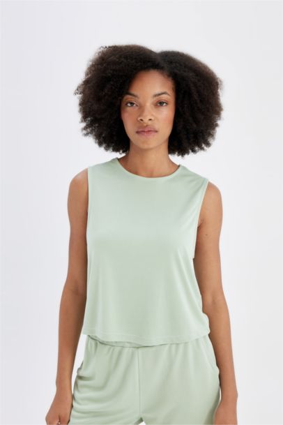 DeFactoFit Standard Fit Modal Sports Tank Top