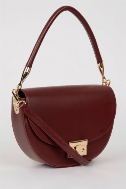 Faux Leather Hand Bag