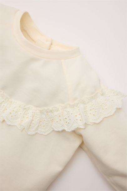 Girl Sweatshirt Floral Pants 2 Piece Set