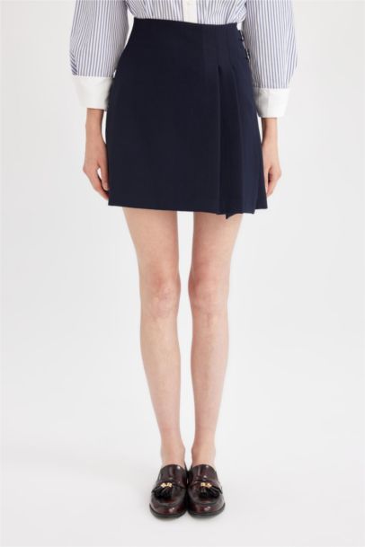 Normal Waist Mini Skirt