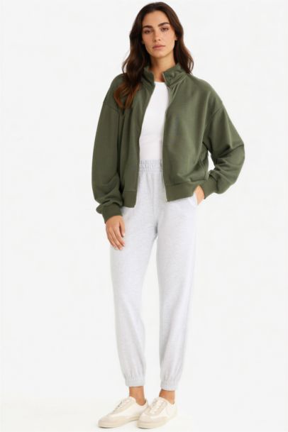 Jogger Fit Basic Pockets Sweatpants