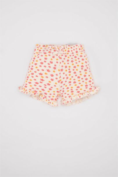 شورت فلورال وافل بيبي قصة عادية