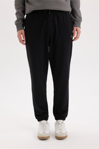 Regular Fit Eşofman Altı Cepli Basic Düz Beli Bağcıklı Lastikli Paça