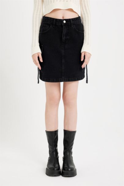 Fashion Fit Denim Mini Skirt