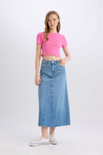 Fashion Fit Cepli Maxi Jean Etek