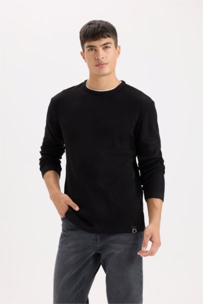 Relax Fit Crew Neck Knitwear Pullover