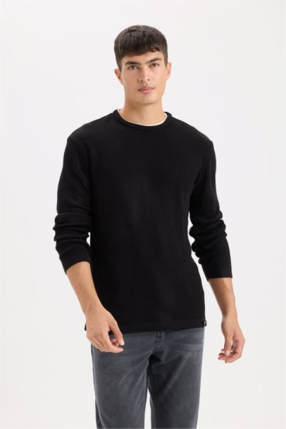 Relax Fit Crew Neck Knitwear Pullover