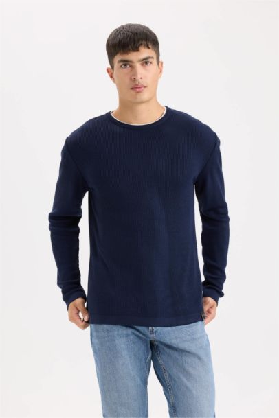 Relax Fit Crew Neck Knitwear Pullover