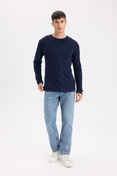 Relax Fit Crew Neck Knitwear Pullover