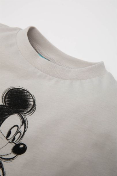 T-Shirt À Manches Longues imprimé Mickey & Minnie à Col Rond pour BéBé Garçon