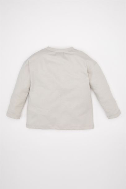 T-Shirt À Manches Longues imprimé Mickey & Minnie à Col Rond pour BéBé Garçon