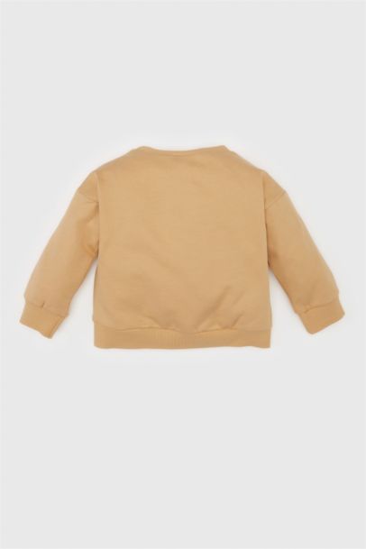 Sweat-shirt en tissu Sweat fin à Coupe Régulière et à Col rond pour Garçon