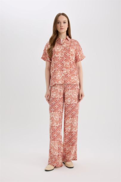 Straight Fit Trousers