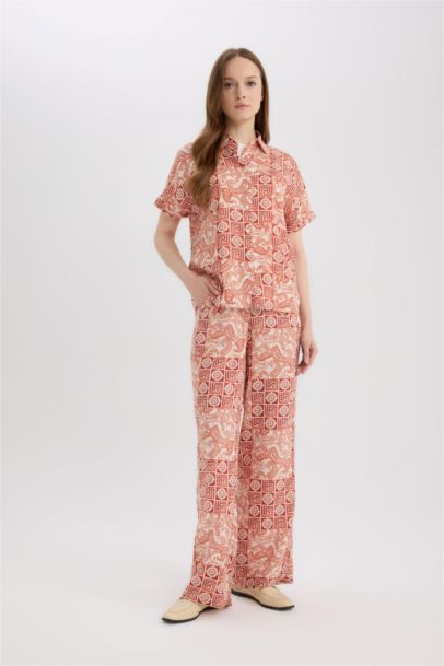 Straight Fit Trousers