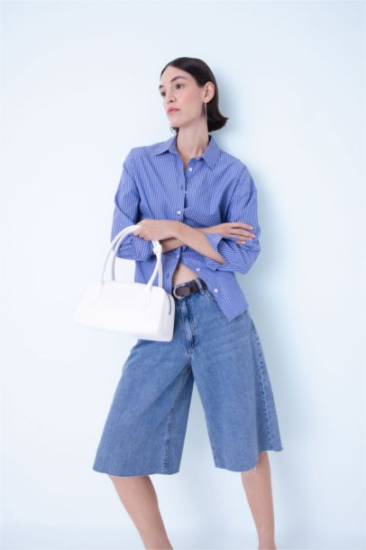 Faux Leather Hand Bag