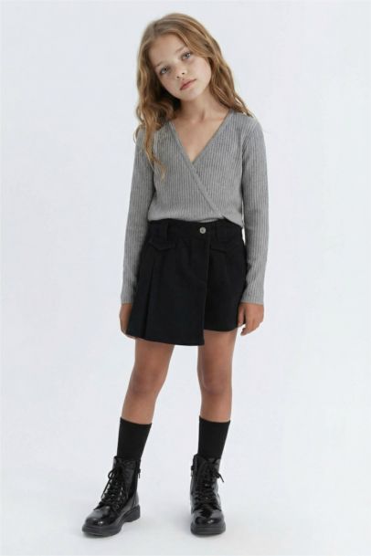 Jupe short en Gabardine pour fille