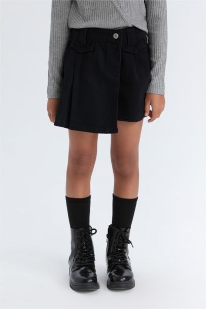 Jupe short en Gabardine pour fille