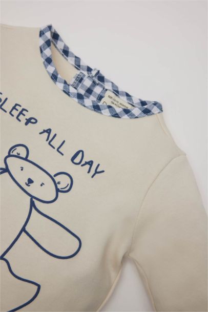 Ensemble de Pyjama Col rond imprimé à manches longues pour BéBé Garçon