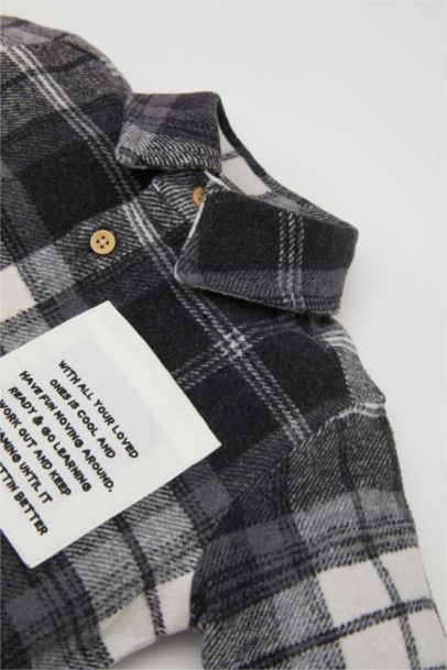 Ensemble de Chemise à manches longues et pantalon à taille élastique