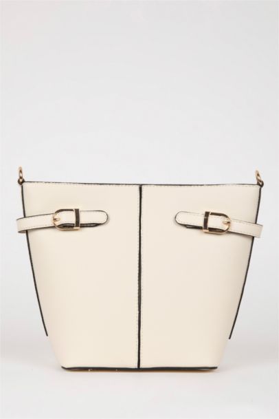 Kadın Tokalı Suni Deri Çapraz Çanta