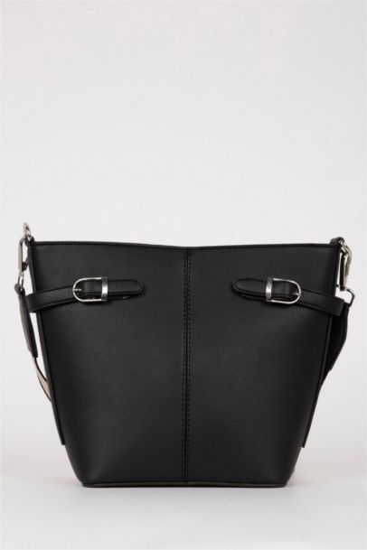 Kadın Tokalı Suni Deri Çapraz Çanta