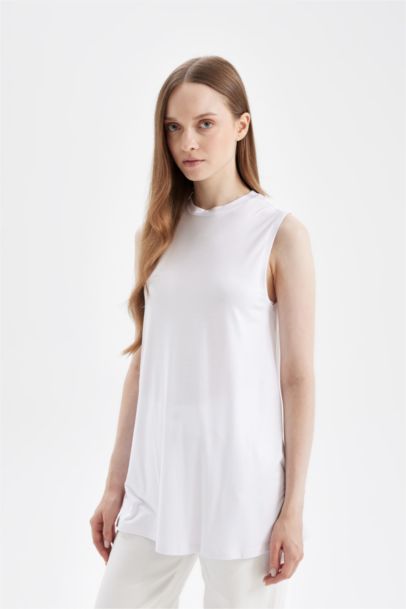 Lot de 2 T-shirts basiques sans manches Coupe régulière