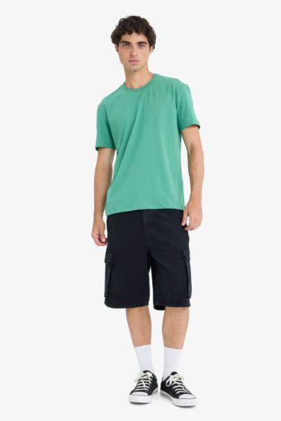 تيشيرت نص ردن قصة عادية بياخة مستديرة