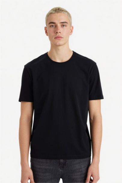 تيشيرت تقيل قصة عادية بياخة مستديرة